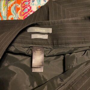 Liz Claiborne Black Pinstripe Blazer